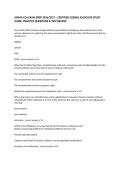 AHIMA CCA EXAM PREP 2026&sol;2027 &ndash; CERTIFIED CODING ASSOCIATE STUDY GUIDE&comma; PRACTICE QUESTIONS & TEST REVIEW