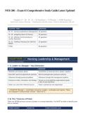 N4 &lpar;1NUR 206 &ndash; Exam -2 Comprehensive Study Guide Latest Updated