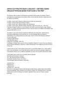 AHIMA CCS-P PRACTICE EXAM 1 2026&sol;2027 &ndash; CERTIFIED CODING SPECIALIST PHYSICIAN-BASED STUDY GUIDE & TEST PREP