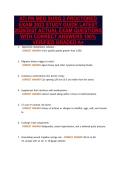 ATI PN MED SURG 2 PROCTORED&NewLine;EXAM 2023 STUDY GUIDE LATEST&NewLine;2026&sol;2027 ACTUAL EXAM QUESTIONS&NewLine;WITH CORRECT ANSWERS 100&percnt;&NewLine;VERIFIED GRADED A&plus;