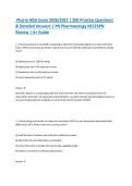 Pharm HESI Exam 2026&sol;2027 &vert; 200 Practice Questions & Detailed Answers &vert; PN Pharmacology NCLEX-PN Review &vert; A&plus; Guide&NewLine;&NewLine;