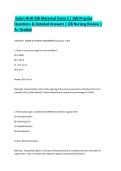 Galen NUR 230 Maternal Exam 2 &vert; 200 Practice Questions & Detailed Answers &vert; OB Nursing Review &vert; A&plus; Graded&NewLine;&NewLine;