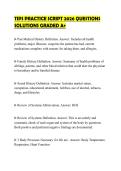 TIPS PRACTICE SCRIPT 2026 QUESTIONS&NewLine;SOLUTIONS GRADED A&plus;