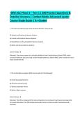 68W ALC Phase 3 &ndash; Test 1 &vert; 200 Practice Questions & Detailed Answers &vert; Combat Medic Advanced Leader Course Study Guide &vert; A&plus; Graded