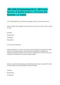 WGU D236 Pathophysiology OA V2 &vert; 200 Practice Questions & Detailed Answers &vert; 3 Set Exams with Rationales &vert; A&plus; Graded
