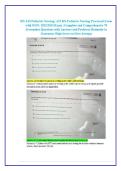 Actual ATI RN Pediatric Nursing Proctored Exam 2026 with NGN 70 Questions & &NewLine;Answers 100&percnt; Pass 