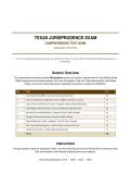 Texas Jurisprudence Exam &ndash; Comprehensive Test Bank 2026&sol;2027 Edition