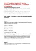 RAMP Test 2026 &vert; Alcohol Service&comma; Liquor Laws & Responsible Beverage Service Q&A