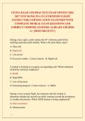 CFI FIA EXAM AND PRACTICE EXAM NEWEST 2026&sol; &NewLine;2027 TEST BANK&vert; FIA CFI &lpar;CERTIFIED FLIGHT &NewLine;INSTRUCTOR&rpar; CERTIFICATION EXAM PREP WITH &NewLine;COMPLETE 300 REAL EXAM QUESTIONS AND &NewLine;CORRECT VERIFIED ANSWERS&sol; ALREADY GRADED &NewLine;A&plus; &lpar;MOST RECENT&excl;&excl;&rpar; 