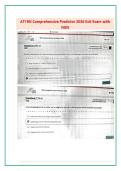 ATI RN FINAL COMPREHENSIVE PREDICTOR 2026 Exit Assessment with NGN 180 &NewLine;Questions Including Both Actual & Retake Exams and 100&percnt; Correct Answers to &NewLine;Score 97&percnt; and Above Level 3 in the New 2026 