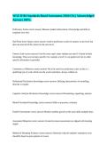WGU D184 Standards-Based Assessment&comma; D184 OA &vert;&vert; Acknowledged Answers 100&percnt;&period;