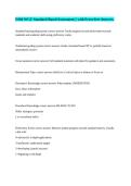 D184 WGU Standard-Based Assessment &vert;&vert; with Error-free Answers&period;