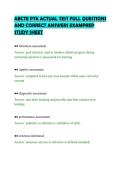 ABCTE PTK ACTUAL TEST FULL QUESTIONS AND CORRECT ANSWERS EXAMPREP STUDY SHEET&period;