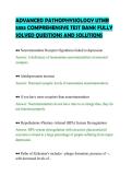 ADVANCED PATHOPHYSIOLOGY UTMB 5355 COMPREHENSIVE TEST BANK FULLY SOLVED QUESTIONS AND SOLUTIONS&period;pdf&NewLine;&NewLine;