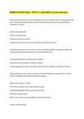 BSMCON NUR 2102 - TEST 1 &vert;&vert; with 100&percnt; Correct Answers&period;