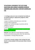 Situational Judgment Test &lpar;SJT&rpar; Questions and Correct Answers