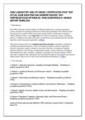 CWEA LABORATORY ANALYST GRADE 3 CERTIFICATION STUDY TEST &NewLine;ACTUAL EXAM QUESTIONS AND ANSWERS 2026&sol;2027 100&percnt; &NewLine;VERIFIED&vert;DETAILED RATIONALES &ndash;PASS GUARANTEED A&plus; GRADED &NewLine;&vert;INSTANT DOWNLOAD 