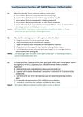 Texas Government Questions with CORRECT Answers &lpar;Verified Update&rpar;
