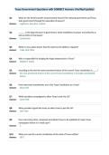 Texas Government Questions with CORRECT Answers &lpar;Verified Update&rpar;