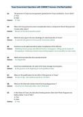 Texas Government Questions with CORRECT Answers &lpar;Verified Update