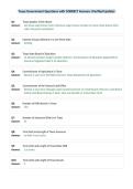 Texas Government Questions with CORRECT Answers &lpar;Verified Update&rpar;