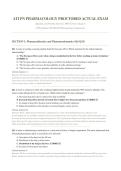 ATI PN PHARMACOLOGY PROCTORED ACTUAL EXAM 2026 &vert; Verified Q&A &vert; NCLEX-PN Competencies &vert; Pass Guaranteed - A&plus; Graded&NewLine;&NewLine;