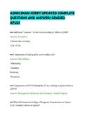 AONN EXAM SCRIPT UPDATED COMPLETE QUESTIONS AND ANSWERS GRADED APLUS&period;pdf&NewLine;&NewLine;