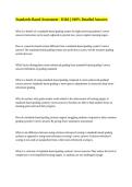 Standards-Based Assessment - D184 &vert;&vert; 100&percnt; Detailed Answers&period;