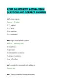ATMO 201 UPDATED ACTUAL EXAM QUESTIONS AND CORRECT ANSWERS&period;pdf