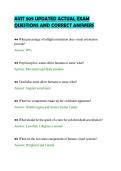 AVIT 309 UPDATED ACTUAL EXAM QUESTIONS AND CORRECT ANSWERS&period;pdf&NewLine;&NewLine;