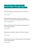 AVIT 309 ACTUAL EXAM SOLVED QUESTIONS COMPLETE STUDY GUIDE&period;pdf&NewLine;&NewLine;AVIT 309 ACTUAL EXAM SOLVED QUESTIONS COMPLETE STUDY GUIDE&period;pdf&NewLine;&NewLine;