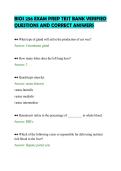 BIOS 256 EXAM PREP TEST BANK VERIFIED QUESTIONS AND CORRECT ANSWERS&period;pdf&NewLine;&NewLine;