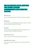 BMS 300 UPDATED ACTUAL QUESTIONS AND CORRECT ANSWERS COMPREHENSIVE STUDY GUIDE FULL SOLUTION&period;pdf&NewLine;&NewLine;