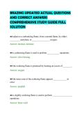 BRAZING UPDATED ACTUAL QUESTIONS AND CORRECT ANSWERS COMPREHENSIVE STUDY GUIDE FULL SOLUTION&period;pdf&NewLine;&NewLine;