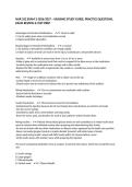 NUR 102 EXAM 3 2026&sol;2027 &ndash; NURSING STUDY GUIDE&comma; PRACTICE QUESTIONS&comma; EXAM REVIEW & TEST PREP