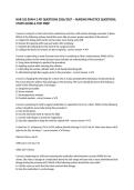 NUR 102 EXAM 2 ATI QUESTIONS 2026&sol;2027 &ndash; NURSING PRACTICE QUESTIONS&comma; STUDY GUIDE & TEST PREP