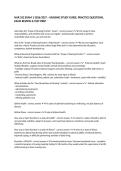 NUR 102 EXAM 1 2026&sol;2027 &ndash; NURSING STUDY GUIDE&comma; PRACTICE QUESTIONS&comma; EXAM REVIEW & TEST PREP&NewLine;&NewLine;