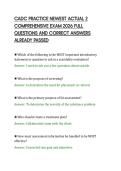 CADC PRACTICE NEWEST ACTUAL 2 COMPREHENSIVE EXAM 2026 FULL QUESTIONS AND CORRECT ANSWERS ALREADY PASSED&period;pdf&NewLine;&NewLine;