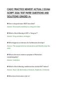 CADC PRACTICE NEWEST ACTUAL 2 EXAM SCRIPT 2026 TEST PAPER QUESTIONS AND SOLUTIONS GRADED A&period;pdf&NewLine;&NewLine;