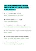 CADC COMPREHENSIVE EXAM PREP QUESTIONS AND SOLUTIONS VERIFIED STUDY RESOURCE&period;pdf&NewLine;&NewLine;