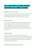 CALA EXAM PREP TEST BANK VERIFIED QUESTIONS AND CORRECT ANSWERS&period;pdf&NewLine;&NewLine;