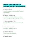 CAM TEST PAPER QUESTIONS AND SOLUTIONS COMPLETE REVIEW MATERIAL&period;pdf&NewLine;&NewLine;
