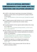 ISYE 6414 OFFICIAL MIDTERM 1&NewLine;COMPREHENSIVE STUDY GUIDE 2026 FULL&NewLine;QUESTIONS AND SOLUTIONS GRADED A&plus;&NewLine;