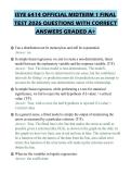 ISYE 6414 OFFICIAL MIDTERM 1 FINAL&NewLine;TEST 2026 QUESTIONS WITH CORRECT&NewLine;ANSWERS GRADED A&plus;&NewLine;