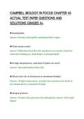 CAMPBELL BIOLOGY IN FOCUS CHAPTER 43 ACTUAL TEST PAPER QUESTIONS AND SOLUTIONS GRADED A&period;pdf&NewLine;&NewLine;