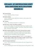 ISYE 6644 - GT CERTIFICATION SCRIPT&NewLine;2026 QUESTIONS WITH SOLUTIONS&NewLine;GRADED A&plus;&NewLine;