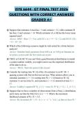 ISYE 6644 - GT FINAL TEST 2026&NewLine;QUESTIONS WITH CORRECT ANSWERS&NewLine;GRADED A&plus;