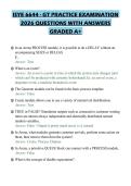 ISYE 6644 - GT PRACTICE EXAMINATION&NewLine;2026 QUESTIONS WITH ANSWERS&NewLine;GRADED A&plus;