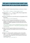 ISYE 6644 2 CERTIFICATION SCRIPT 2026&NewLine;QUESTIONS WITH SOLUTIONS GRADED A&plus;&NewLine;