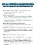 ISYE 6644 2 PRACTICE EXAMINATION 2026&NewLine;QUESTIONS WITH ANSWERS GRADED A&plus;&NewLine;